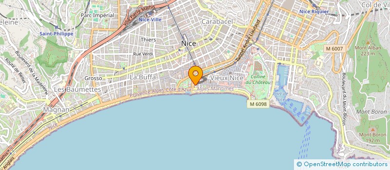 localisation de l'entreprise MADAME YOLAINE BREYTON  NICE