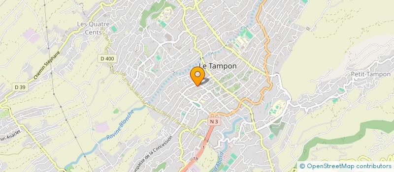 localisation de l'entreprise MADAME YOLAINE COSTES à LE TAMPON