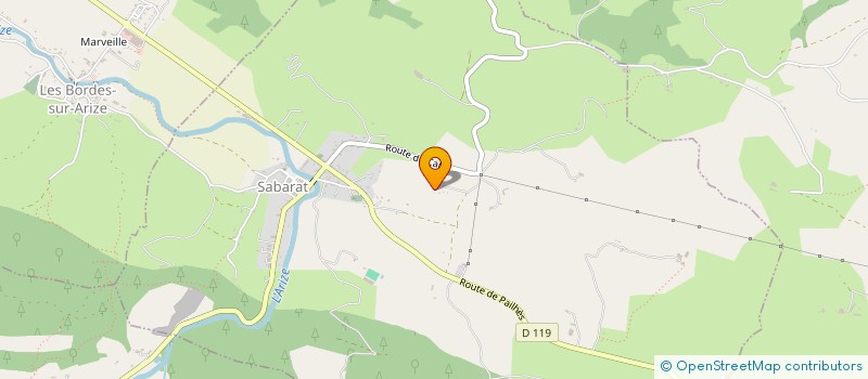 localisation de l'entreprise MADAME YOLAINE DE BAILLOU à SABARAT