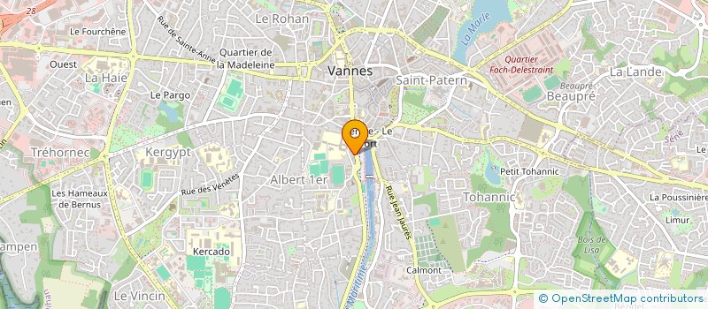 localisation de l'entreprise MADAME YOLAINE DECOCK à VANNES