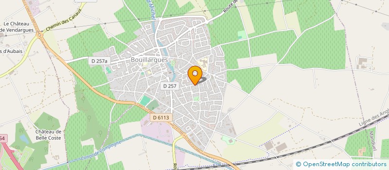 localisation de l'entreprise MADAME YOLAINE GOMEZ  BOUILLARGUES