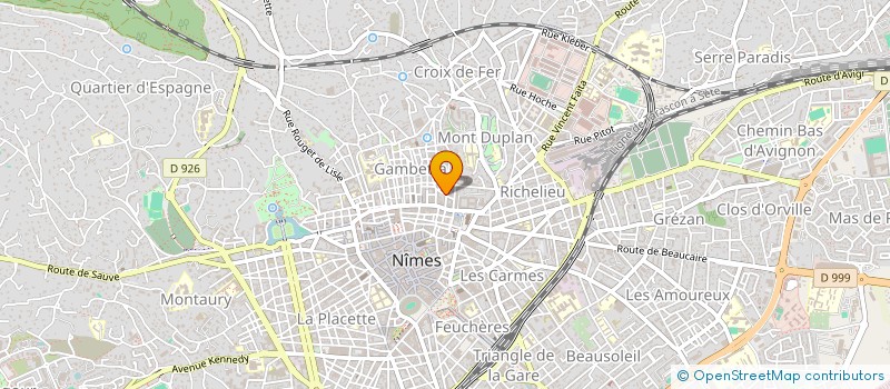 localisation de l'entreprise MADAME YOLAINE LAMBERT  NIMES