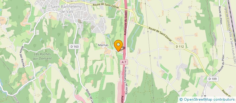 localisation de l'entreprise MADAME YOLAINE MARIE JACQUEMIAN  SAINT-BARTHELEMY-DE-VALS