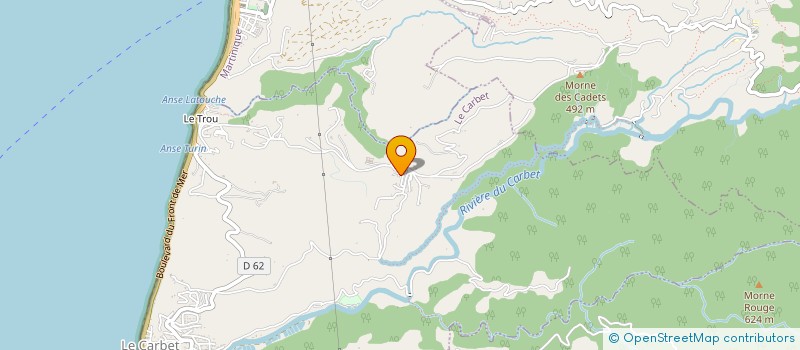 localisation de l'entreprise MADAME YOLAINE NAROYANIN  LE CARBET