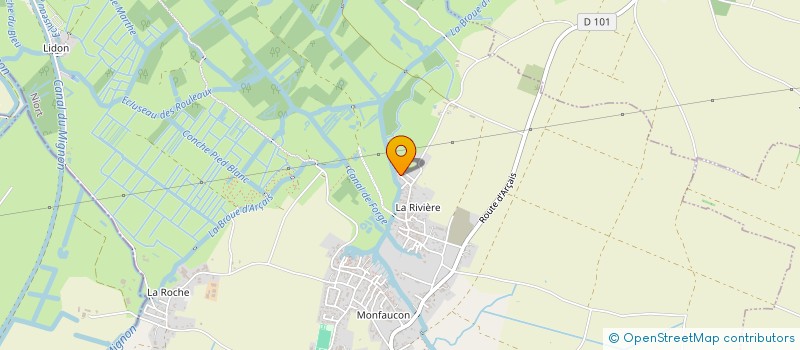 localisation de l'entreprise MADAME YOLAINE NAUDIN  SAINT-HILAIRE-LA-PALUD