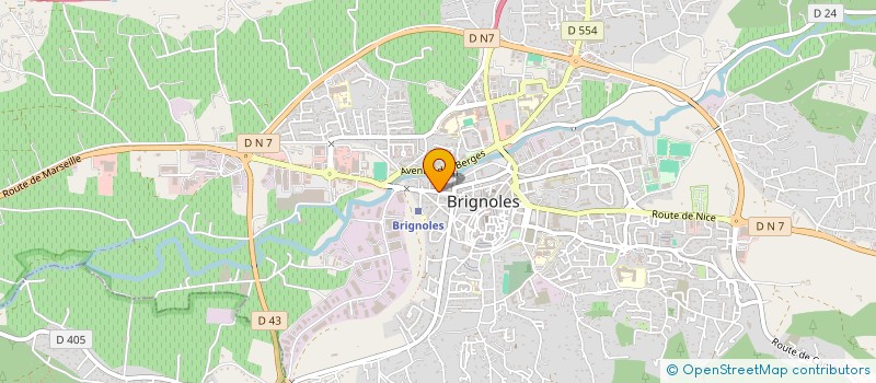 localisation de l'entreprise MADAME YOLAINE OLMEDA à BRIGNOLES