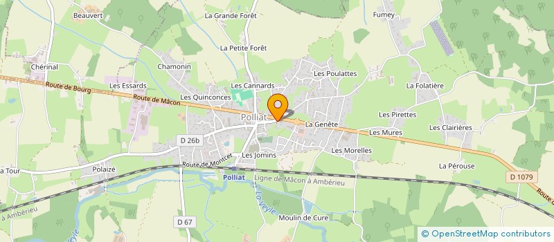localisation de l'entreprise MADAME YOLAINE OMESSA à POLLIAT