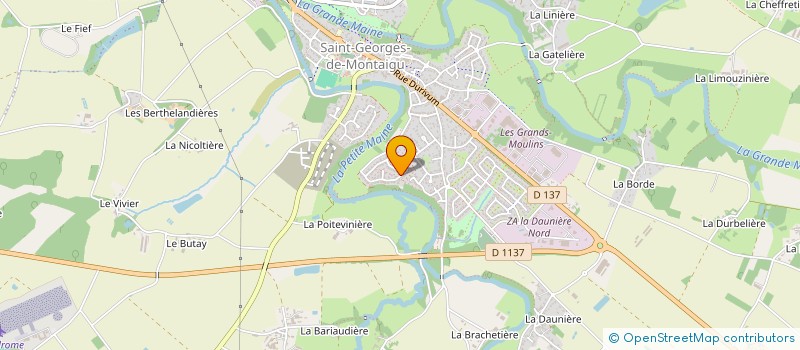 localisation de l'entreprise MADAME YOLAINE PARPILLON à MONTAIGU-VENDEE
