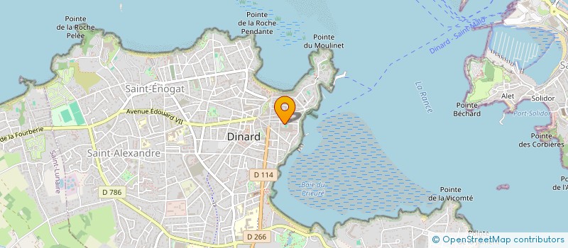 localisation de l'entreprise MADAME YOLAINE PAUTRET  DINARD