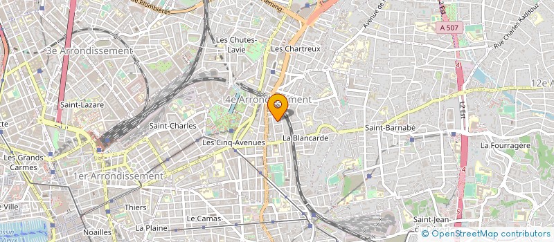 localisation de l'entreprise MADAME YOLAINE PORTAL à MARSEILLE