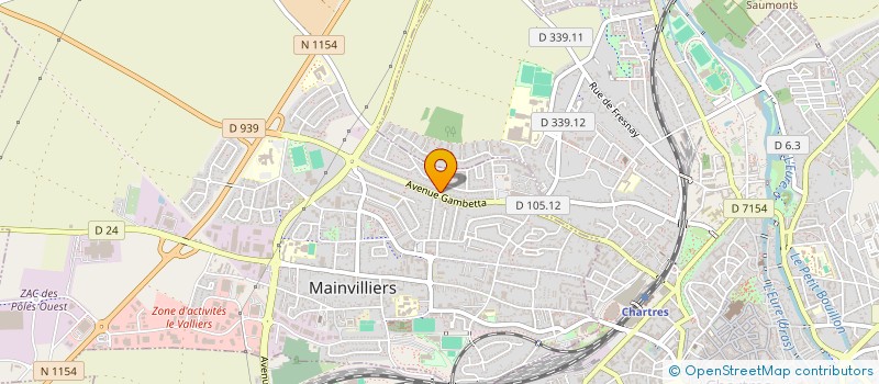 localisation de l'entreprise MADAME YOLAINE RIEUMAILHOL à MAINVILLIERS
