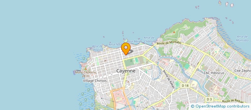 localisation de l'entreprise MADAME YOLAINE SIGER  CAYENNE