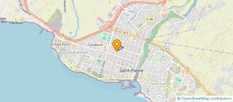 localisation de l'entreprise MADAME YOLAINE SOUEVAMANIEN à SAINT-PIERRE