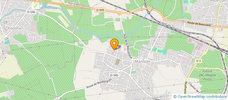 localisation de l'entreprise MADAME YOLAINE SYLVIE PAVIE  RIEUMES