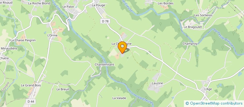 localisation de l'entreprise MADAME YOLAINE VALLET à BOUSSAC-BOURG