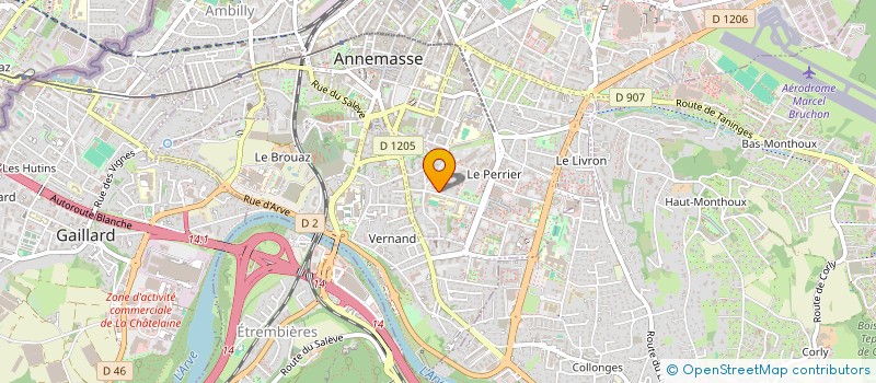 localisation de l'entreprise MADAME YOLANDA D'ALBA à ANNEMASSE