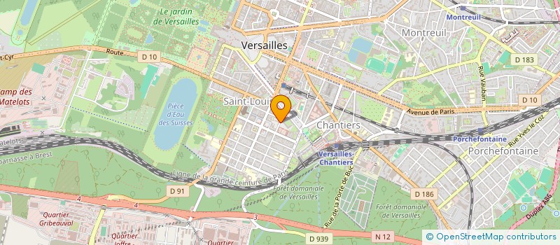 localisation de l'entreprise MADAME YOLANDA HESSENBRUCH  VERSAILLES