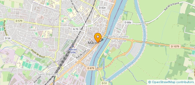 localisation de l'entreprise MADAME YOLANDA MORENO à MACON