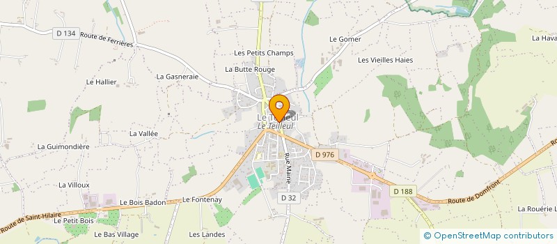 localisation de l'entreprise MADAME YOLANDA WILLIAMS  LE TEILLEUL