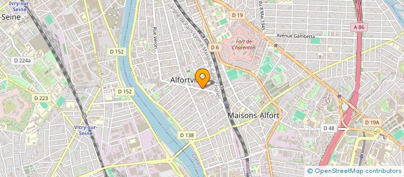 localisation de l'entreprise MADAME YOLANDE AFFESSY  ALFORTVILLE