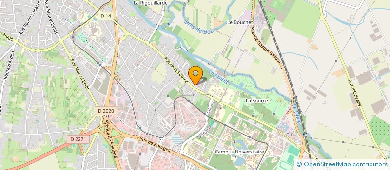 localisation de l'entreprise MADAME YOLANDE ARIBOT  OLIVET