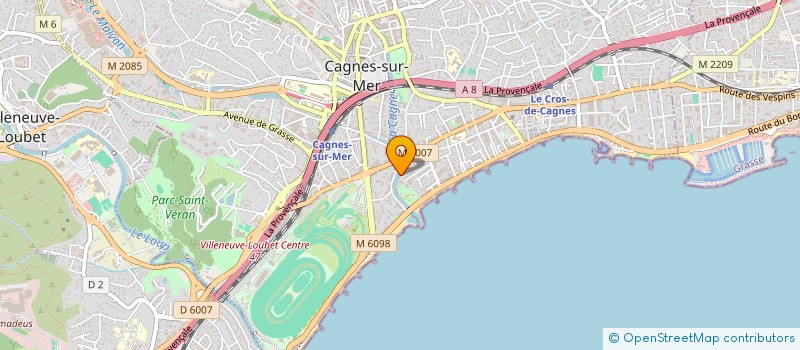 localisation de l'entreprise MADAME YOLANDE ASSOULY à CAGNES-SUR-MER