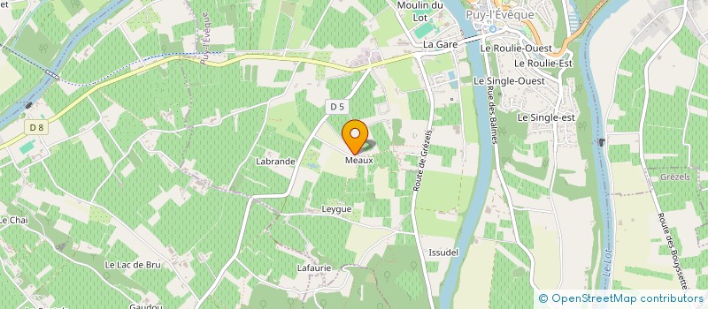 localisation de l'entreprise MADAME YOLANDE AUPY  PUY-L'EVEQUE