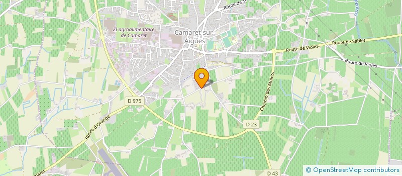 localisation de l'entreprise MADAME YOLANDE AYME à CAMARET-SUR-AIGUES