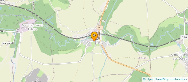 localisation de l'entreprise MADAME YOLANDE BALBRICK  BRENY