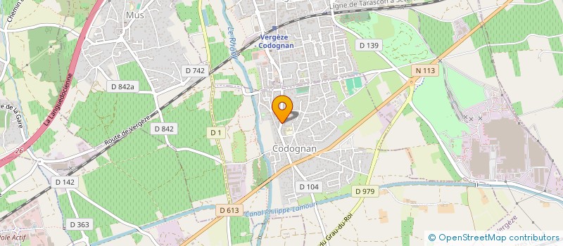 localisation de l'entreprise MADAME YOLANDE BARONI  CODOGNAN