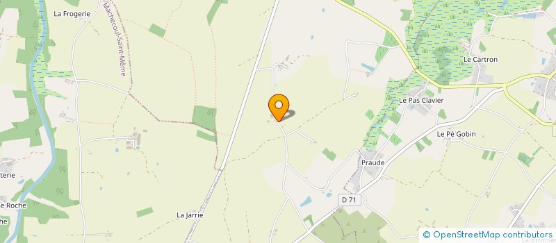 localisation de l'entreprise MADAME YOLANDE BARREAU  SAINT-MARS-DE-COUTAIS