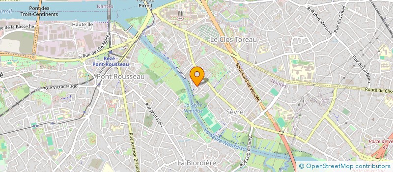 localisation de l'entreprise MADAME YOLANDE BAUDRY  NANTES