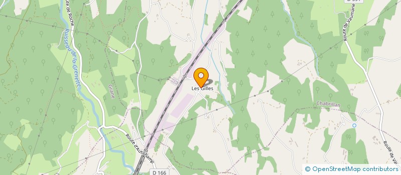 localisation de l'entreprise MADAME YOLANDE BEGOU  CHABRILLAN