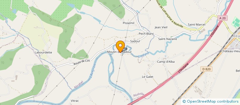 localisation de l'entreprise MADAME YOLANDE BELON  MIRABEL