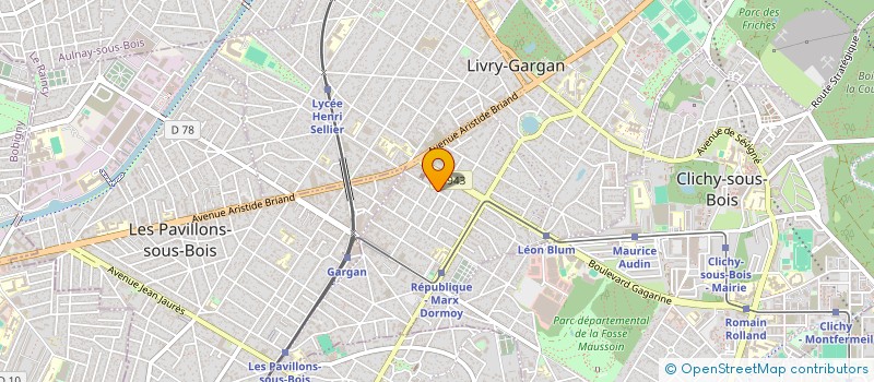 localisation de l'entreprise MADAME YOLANDE BENSOUSSAN  LIVRY-GARGAN