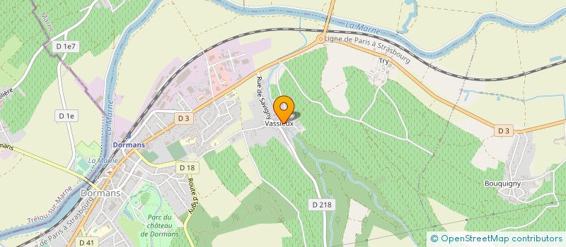 localisation de l'entreprise MADAME YOLANDE BERTIN  VERNEUIL