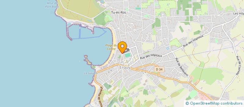 localisation de l'entreprise MADAME YOLANDE BICKERT  ERQUY