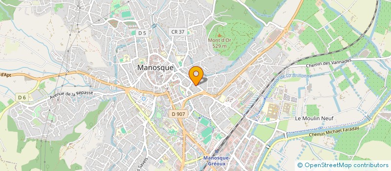 localisation de l'entreprise MADAME YOLANDE BOISSON à MANOSQUE