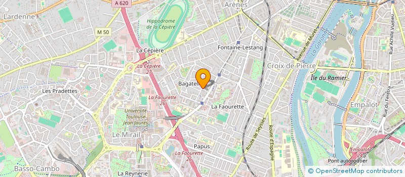 localisation de l'entreprise MADAME YOLANDE BONGUELLA à TOULOUSE