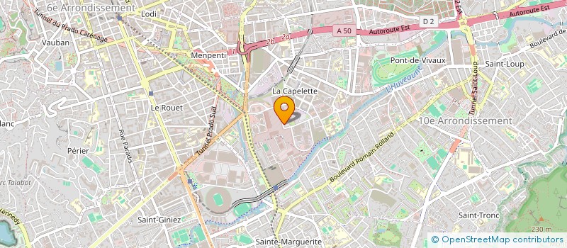 localisation de l'entreprise MADAME YOLANDE BOURILLOT à MARSEILLE