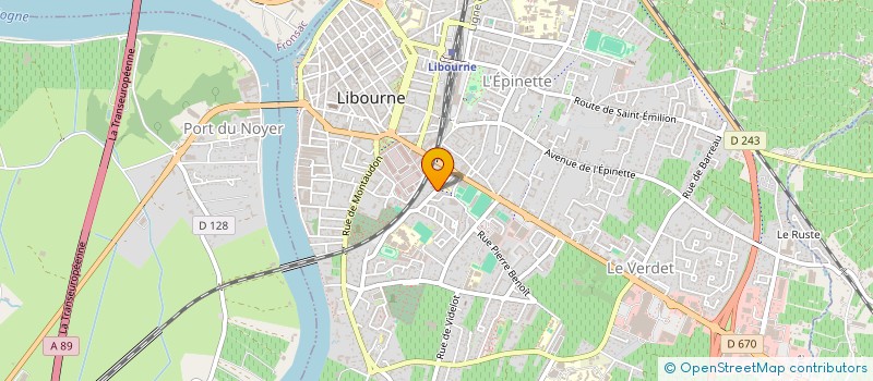 localisation de l'entreprise MADAME YOLANDE BREGER à LIBOURNE