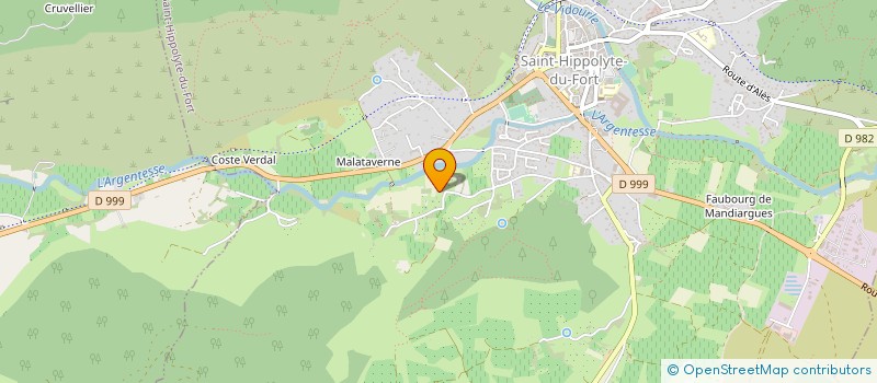 localisation de l'entreprise MADAME YOLANDE CAMPREDON  ST HIPPOLYTE DU FORT