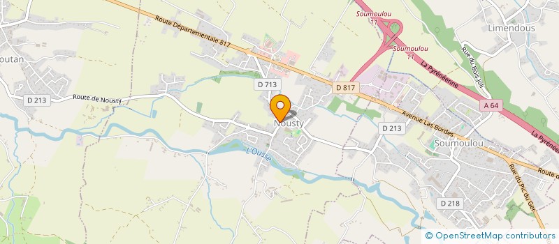 localisation de l'entreprise MADAME YOLANDE CARRASQUET  NOUSTY