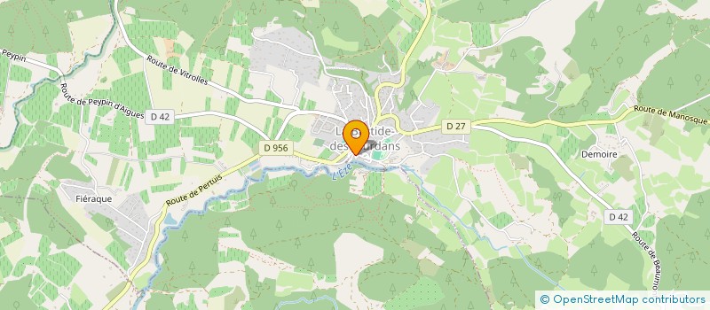 localisation de l'entreprise MADAME YOLANDE CHAUDON  LA MOTTE D'AIGUES