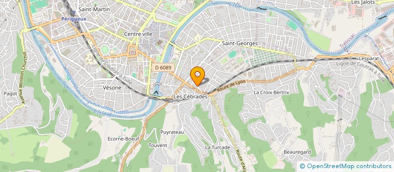 localisation de l'entreprise MADAME YOLANDE CHIGNAGUET à PERIGUEUX