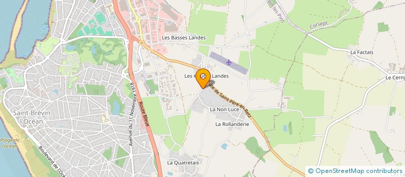 localisation de l'entreprise MADAME YOLANDE COSQUERIC à SAINT-BREVIN-LES-PINS