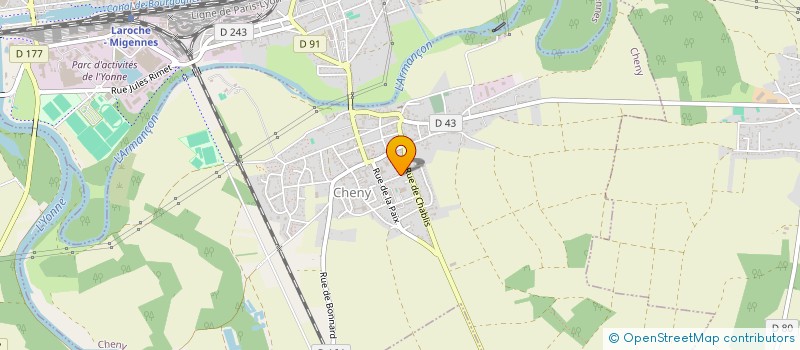 localisation de l'entreprise MADAME YOLANDE COURROUX  FISMES