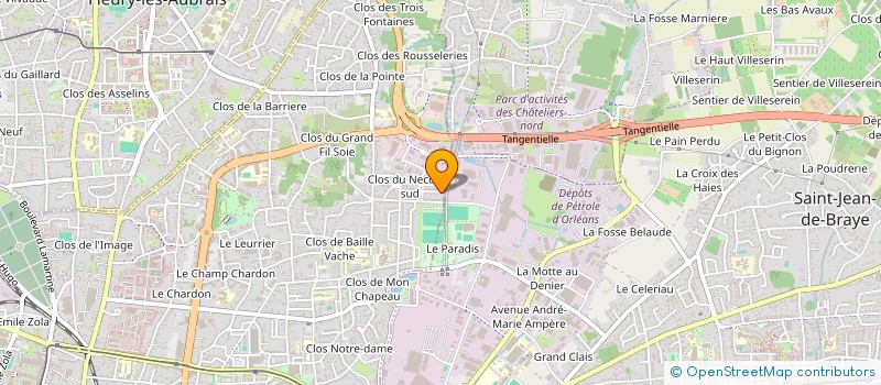 localisation de l'entreprise MADAME YOLANDE DADOKPA à ORLEANS