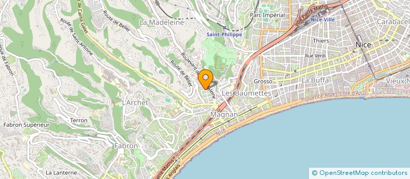 localisation de l'entreprise MADAME YOLANDE DALMASSO à NICE