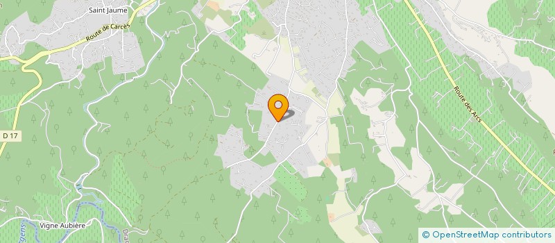 localisation de l'entreprise MADAME YOLANDE DE ROYER DE DOUR DE FRAULA  LORGUES